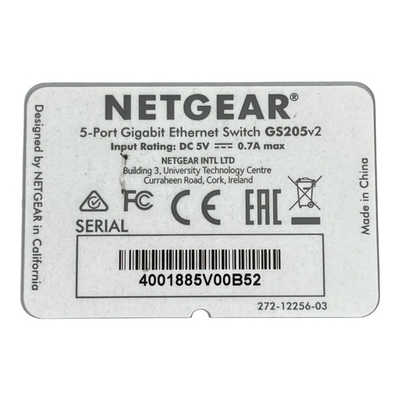 NETGEAR 5-Port Gigabit Ethernet Switch GS205 Compact Desktop Ethernet Splitter - Picture 5 of 5